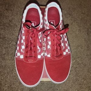 Vans Ward Ol Skool Checkered Sneakers Boys GS size 7